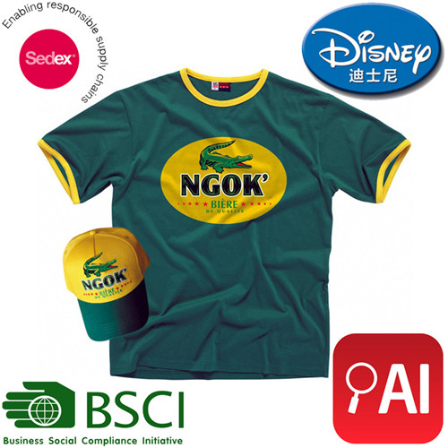 polyester/cotton T shirt