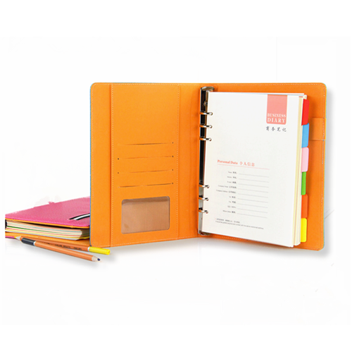 pu leather dairy notebook