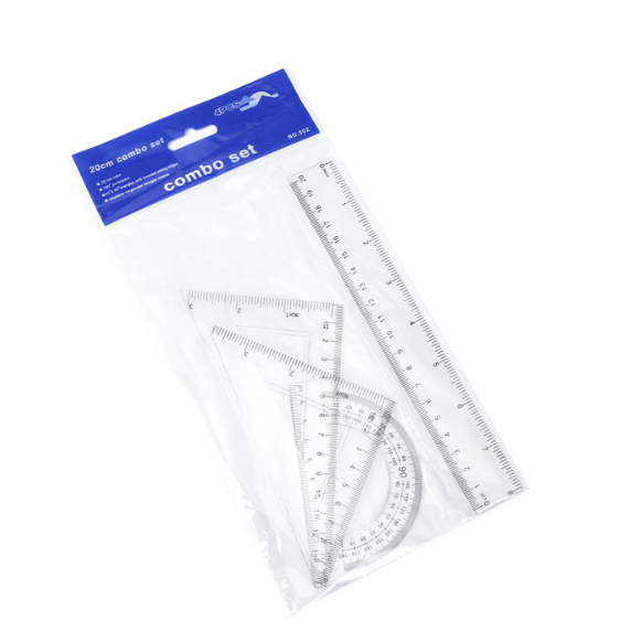 Plastic ruler set 