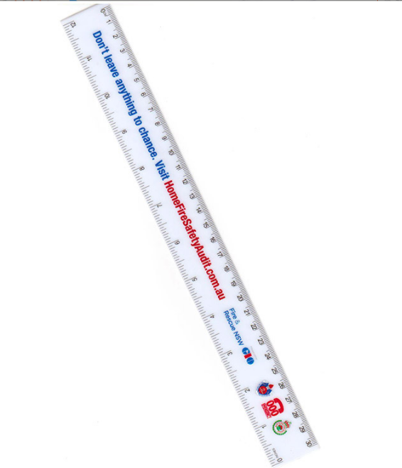 Plastic ruler 30cm 