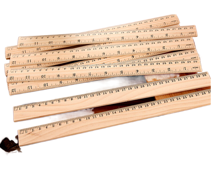 30cm wooden ruler 